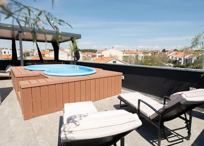 Rooftop Iadera Lägenhet Zadar